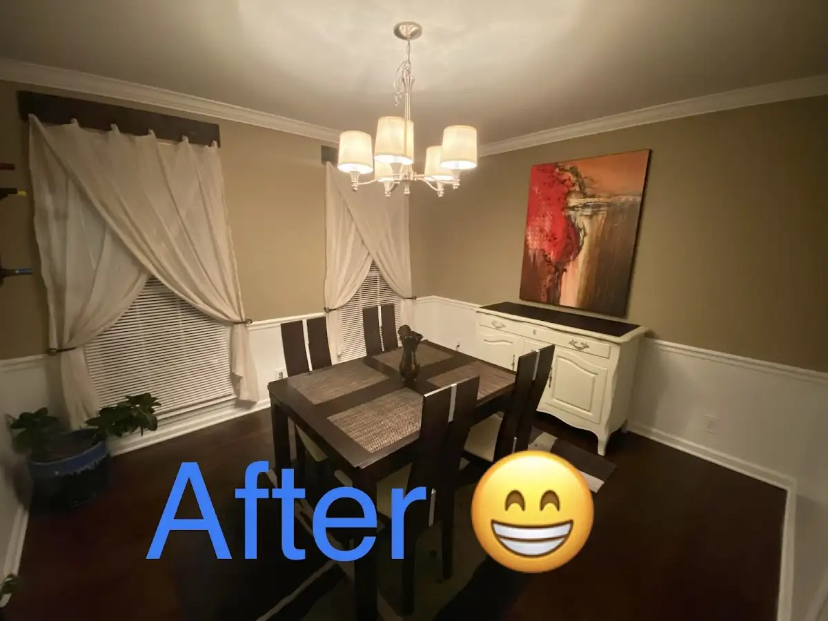 Professional dining room restoration after water damage in Minden